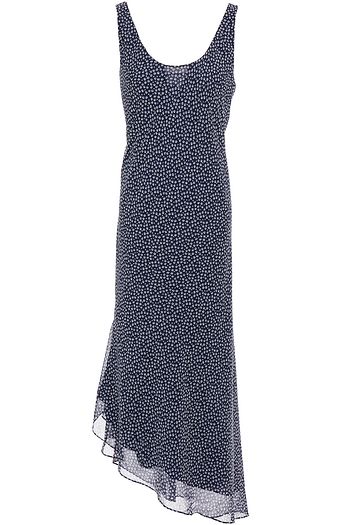 DIANE VON FURSTENBERG Talia asymmetric floral-print chiffon dress