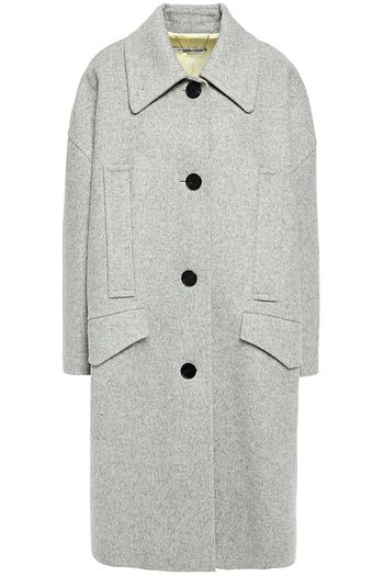 GIVENCHY Mélange wool and cashmere-blend felt coat