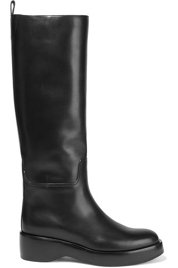 THE ROW Motobike kniehohe Stiefel aus Leder