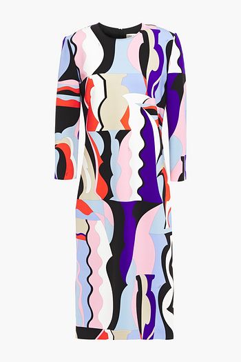 EMILIO PUCCI Printed stretch-ponte dress