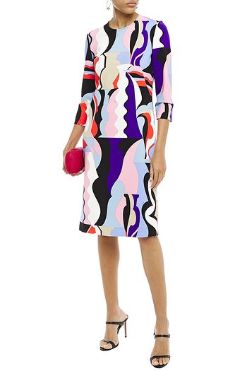 EMILIO PUCCI Printed stretch-ponte dress