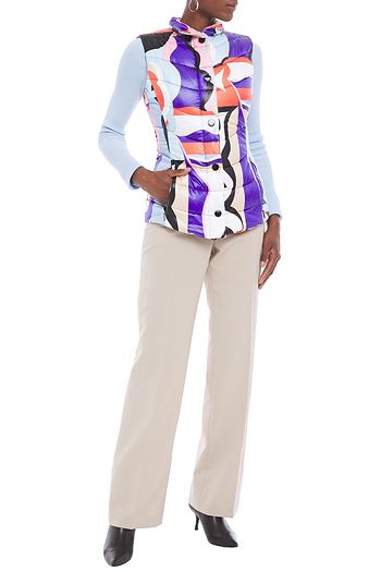 EMILIO PUCCI Quilted printed shell vest