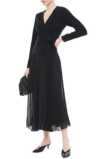 N.PEAL Cashmere wrap sweater