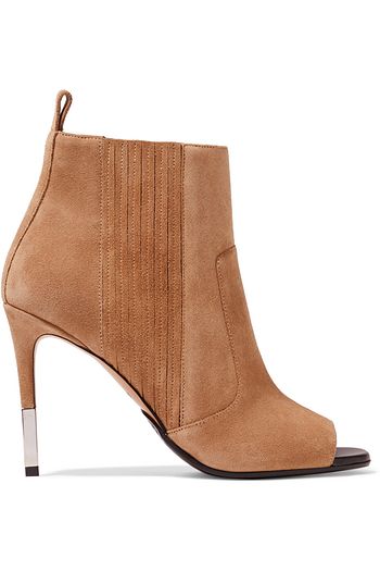 BALMAIN Ankle Boots aus Veloursleder