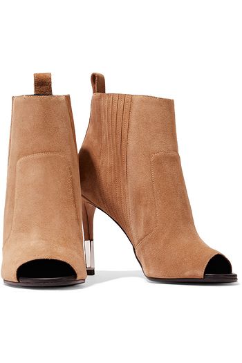 BALMAIN Ankle Boots aus Veloursleder