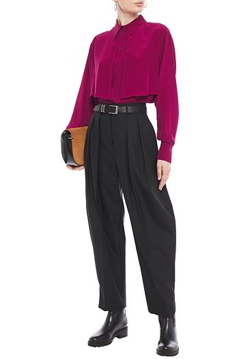 SEE BY CHLOÉ Layered silk crepe de chine shirt