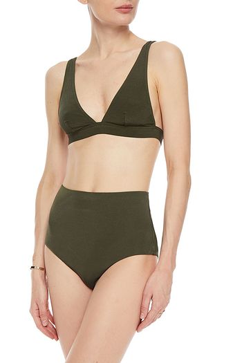 ZIMMERMANN Separates Sculpt ribbed high-rise bikini briefs