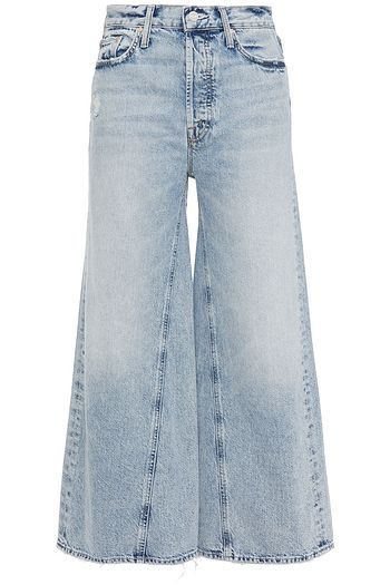 MOTHER The Enchanter cropped high-rise wide-leg jeans