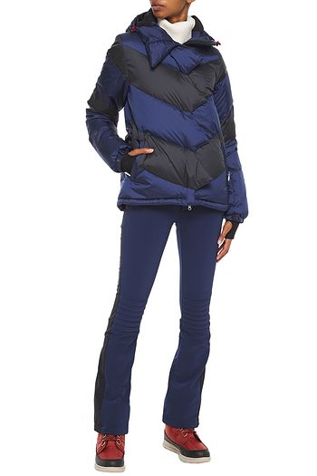 PERFECT MOMENT GT quilted two-tone bootcut ski pants