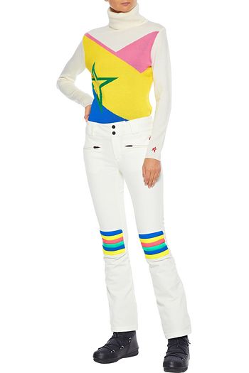 PERFECT MOMENT Aurora color-block padded bootcut ski pants