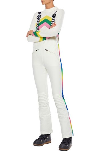 PERFECT MOMENT GT Racing dégradé-trimmed padded ski suit