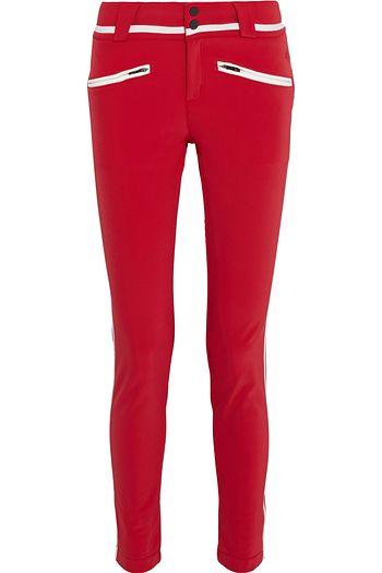 PERFECT MOMENT Aurora II grosgrain-trimmed printed skinny ski pants