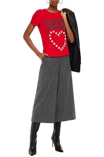 LOVE MOSCHINO T-Shirt aus Jersey aus Stretch-Baumwolle mit Print