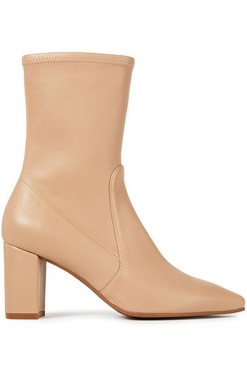 STUART WEITZMAN Landry Sock Boots aus Stretch-Leder