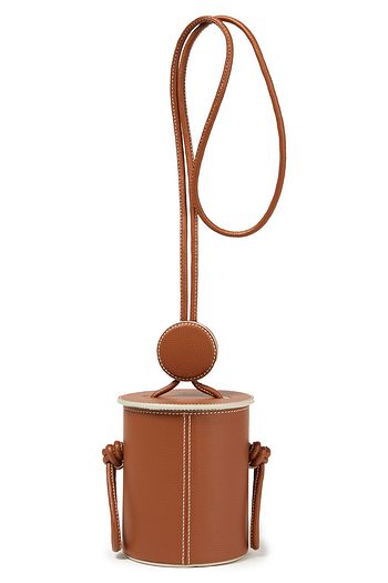 YUZEFI Cubito textured-leather bucket bag