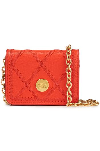 SEE BY CHLOÉ Roby quilted pebbled-leather shoulder bag