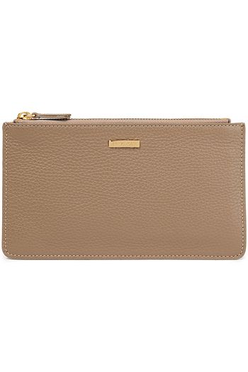 SERGIO ROSSI Pochette aus Narbenleder