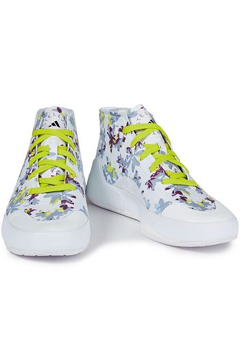 ADIDAS BY STELLA MCCARTNEY Treino floral-print scuba sneakers