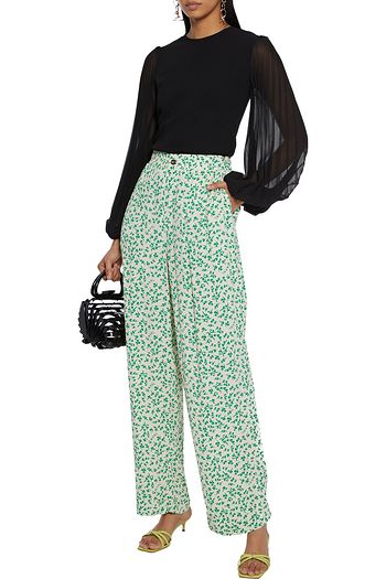 ZIMMERMANN Sunray Body pleated georgette top