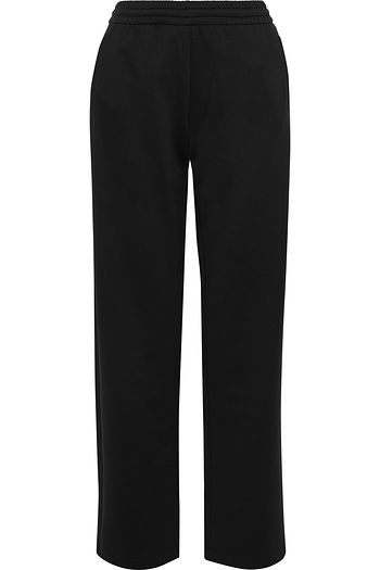 VALENTINO Studded stretch-ponte track pants