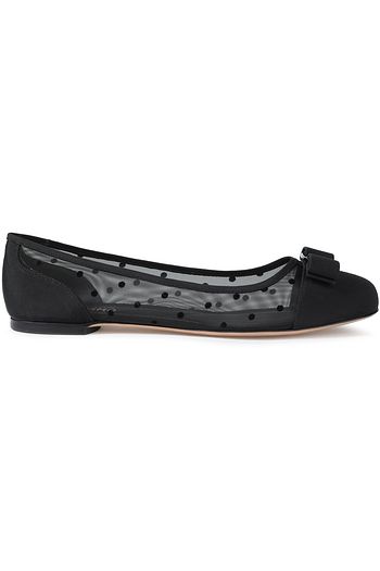 SALVATORE FERRAGAMO ワンショルダー スパンコール付き シフォン ミニワンピース