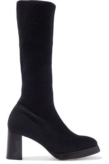 MIISTA Eliora stretch-knit sock boots