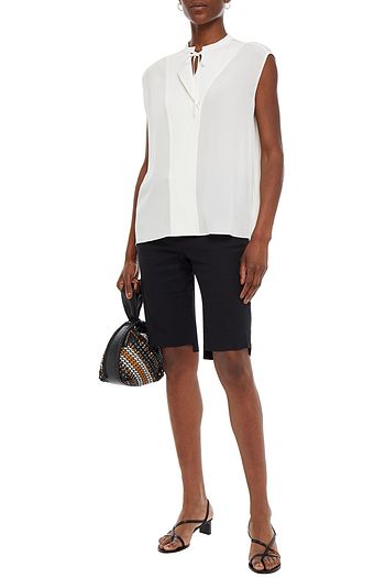 VINCE. Silk crepe de chine top