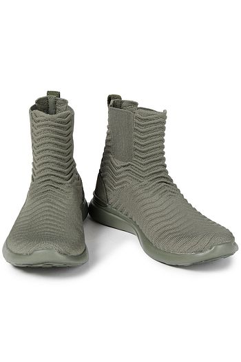 APL® ATHLETIC PROPULSION LABS Chelsea suede-trimmed 3D mesh high-top sneakers