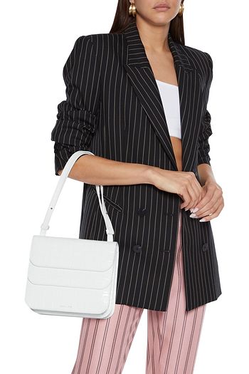 REJINA PYO Ana croc-effect leather shoulder bag