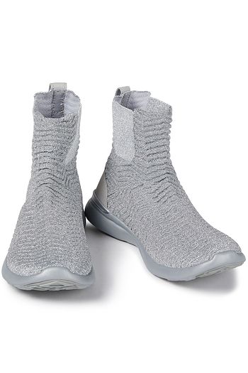 APL® ATHLETIC PROPULSION LABS Chelsea leather-trimmed 3D mesh high-top sneakers