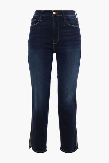 FRAME Le Sylvie cropped high-rise slim-leg jeans