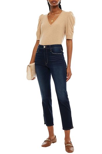 FRAME Le Sylvie cropped high-rise slim-leg jeans