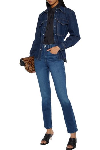3X1 W3 Straight Authentic high-rise slim-leg jeans