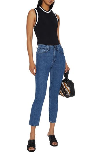 3X1 Colette cropped high-rise skinny jeans