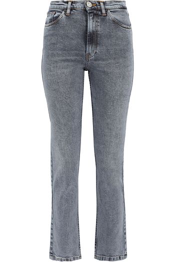 3X1 Kirk acid-wash mid-rise straight-leg jeans