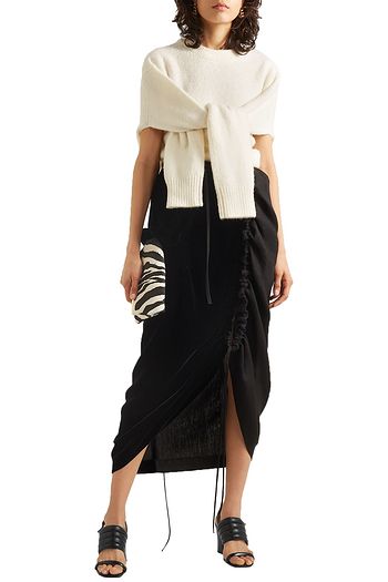 DRIES VAN NOTEN Quilted leather slingback sandals