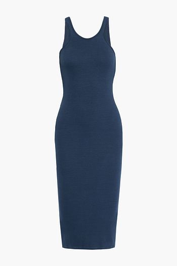 ENZA COSTA Ribbed jersey midi dress