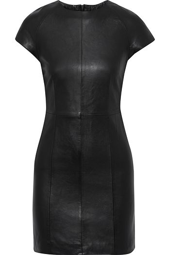 MUUBAA Charlotte leather mini dress