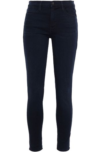 FRAME Cropped mid-rise skinny jeans