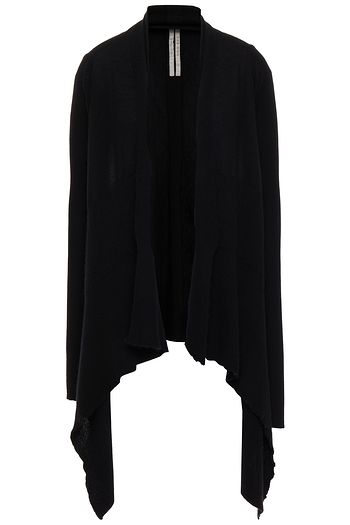 RICK OWENS Draped cashmere cardigan