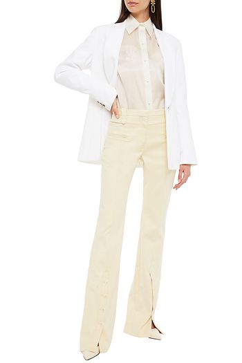 ALTUZARRA Cotton-blend flared pants