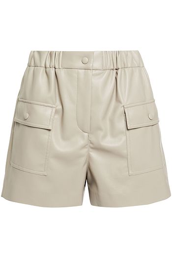 MSGM Shorts aus Stretch-Kunstleder