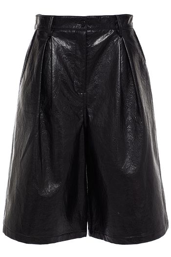 MSGM Faux leather shorts
