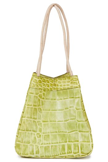 REJINA PYO Rita croc-effect leather bucket bag