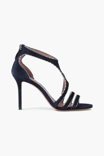 ALAÏA Studded suede sandals