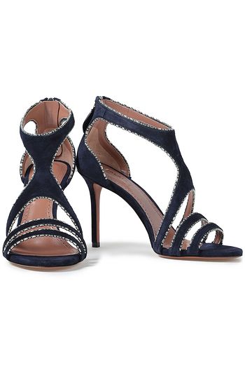 ALAÏA Studded suede sandals