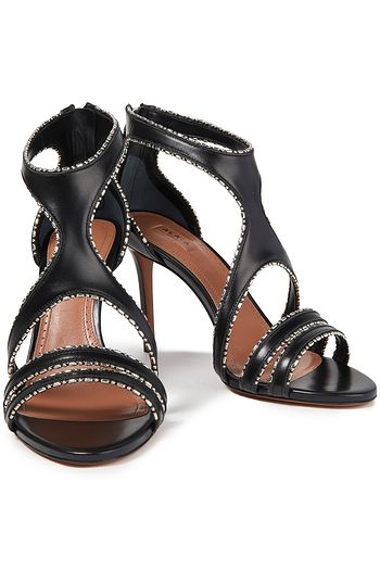 ALAÏA Studded leather sandals