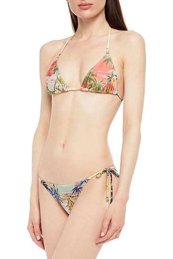 ZIMMERMANN Printed triangle bikini