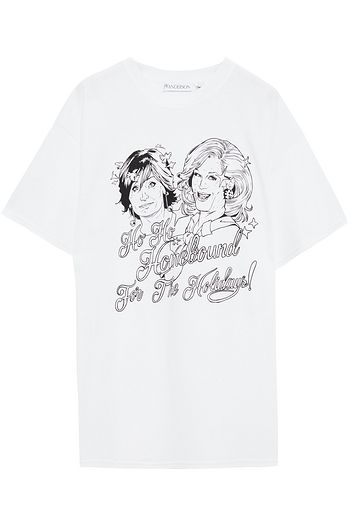 JW ANDERSON T-Shirt aus Baumwoll-Jersey mit Print