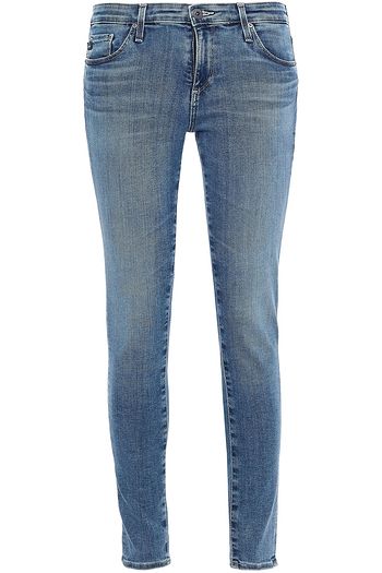 AG JEANS Legging Ankle faded low-rise skinny jeans